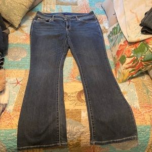 Apt 9 Embellished back pocket boot cut jeans.